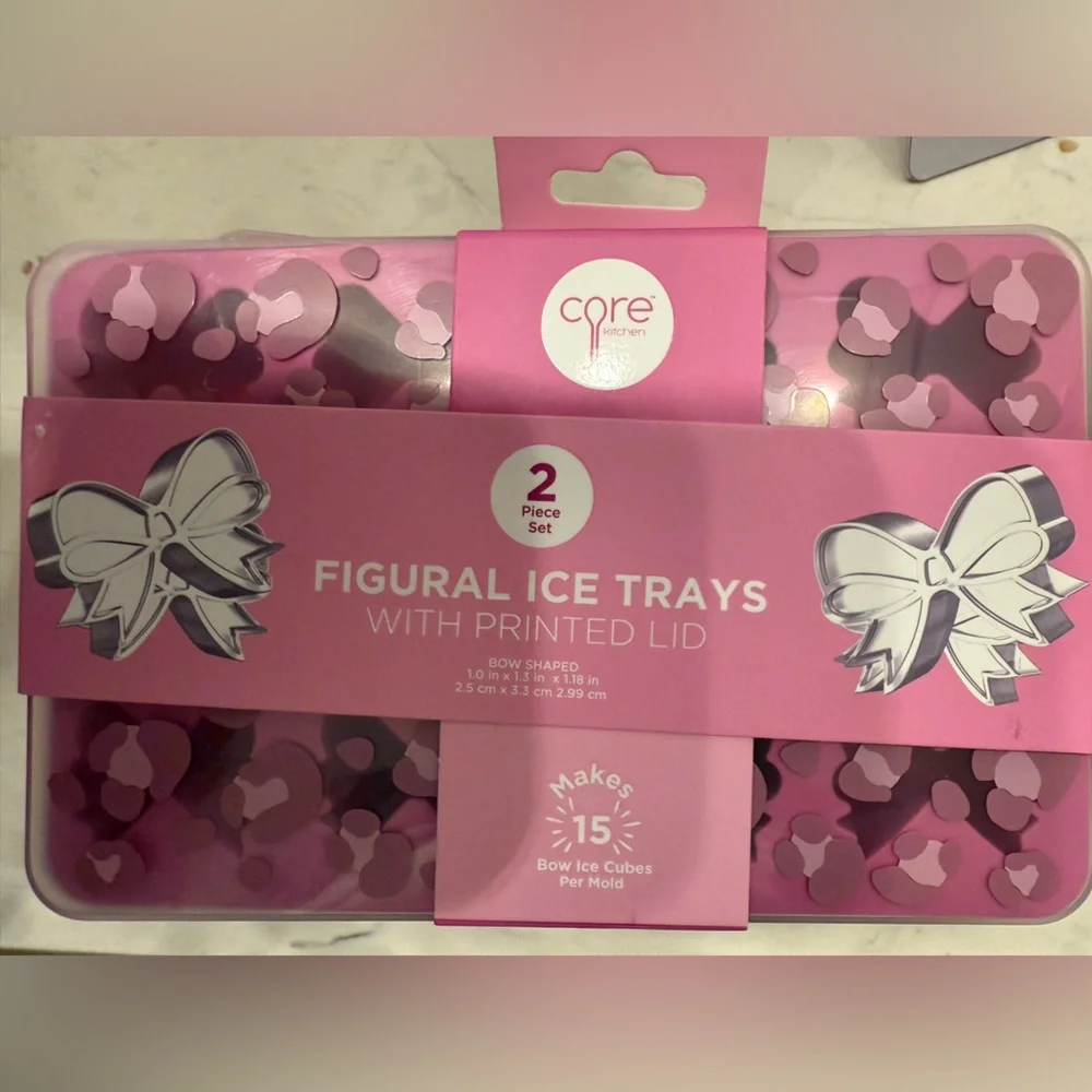 Core Kitchen Pink Figural Ice Trays